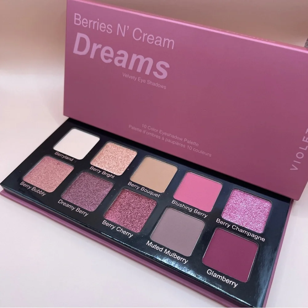 Violet Voss berries n cream dreams velvety eye shadow palette